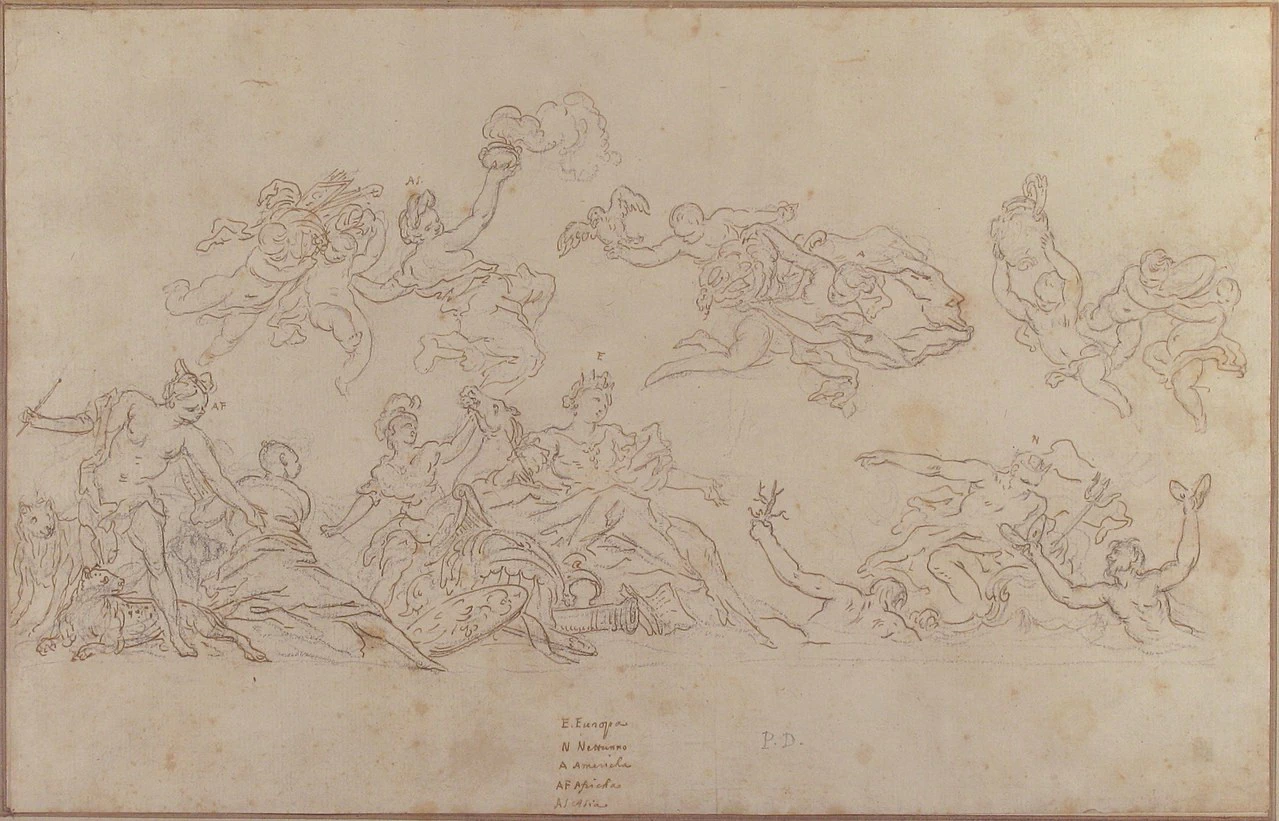 Nettuno e i 4 continenti - National Museum of Art